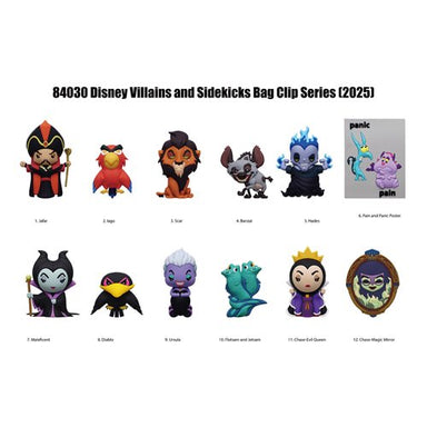Monogram Foam Bag Clip: Disney Villains Series 4 - Individual Sorpresa