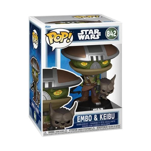 PREVENTA Funko Pop Star Wars: Embo & Keibu (842)