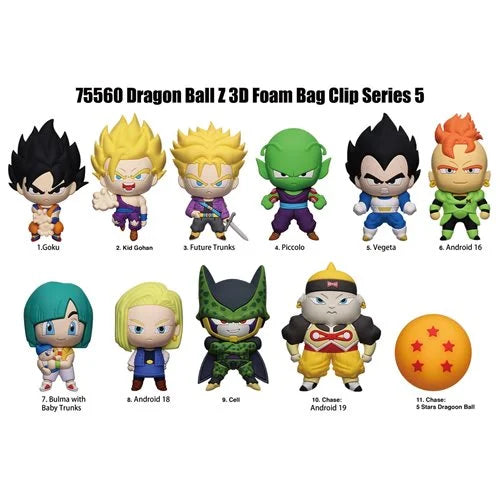 Monogram Foam Bag Clip: Dragon Ball Z Series 5