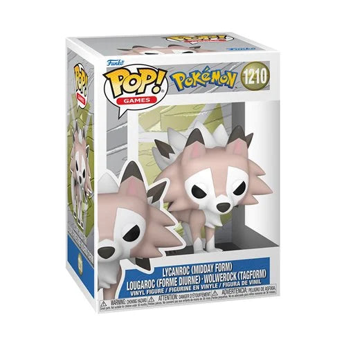 PREVENTA Funko Pop Pokémon: Lycanroc Midday Form (1210)
