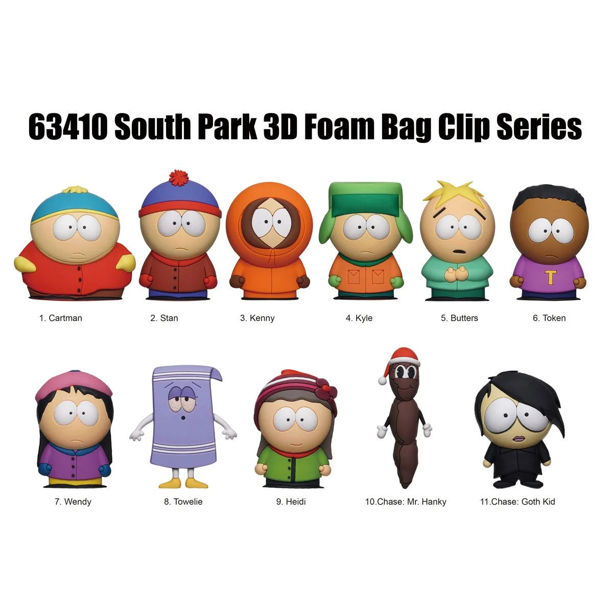 Monogram Foam Bag Clip: South Park Serie 1