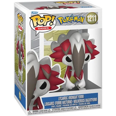 PREVENTA Funko Pop Pokémon: Lycanroc Midnight Form (1211)
