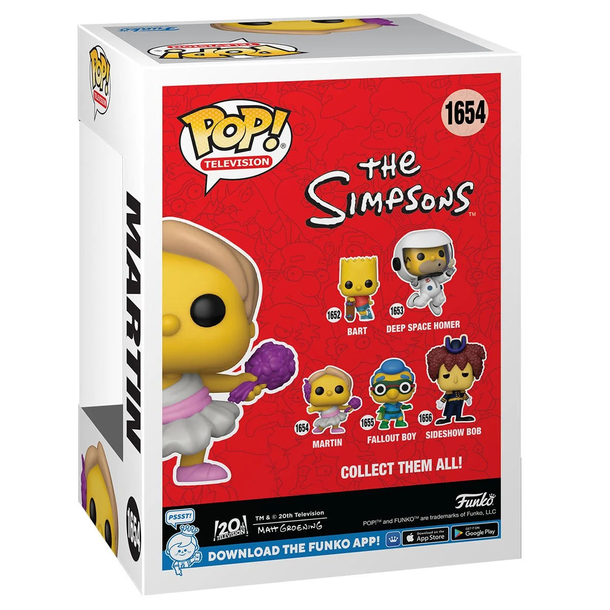 Funko Pop The Simpsons: Martin (1654