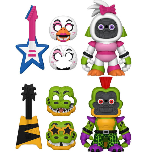 Funko Snap Mini-Figure Five Nights at Freddy's Security Breach: Montgomery Gator and Glamrock Chica 2-Pack