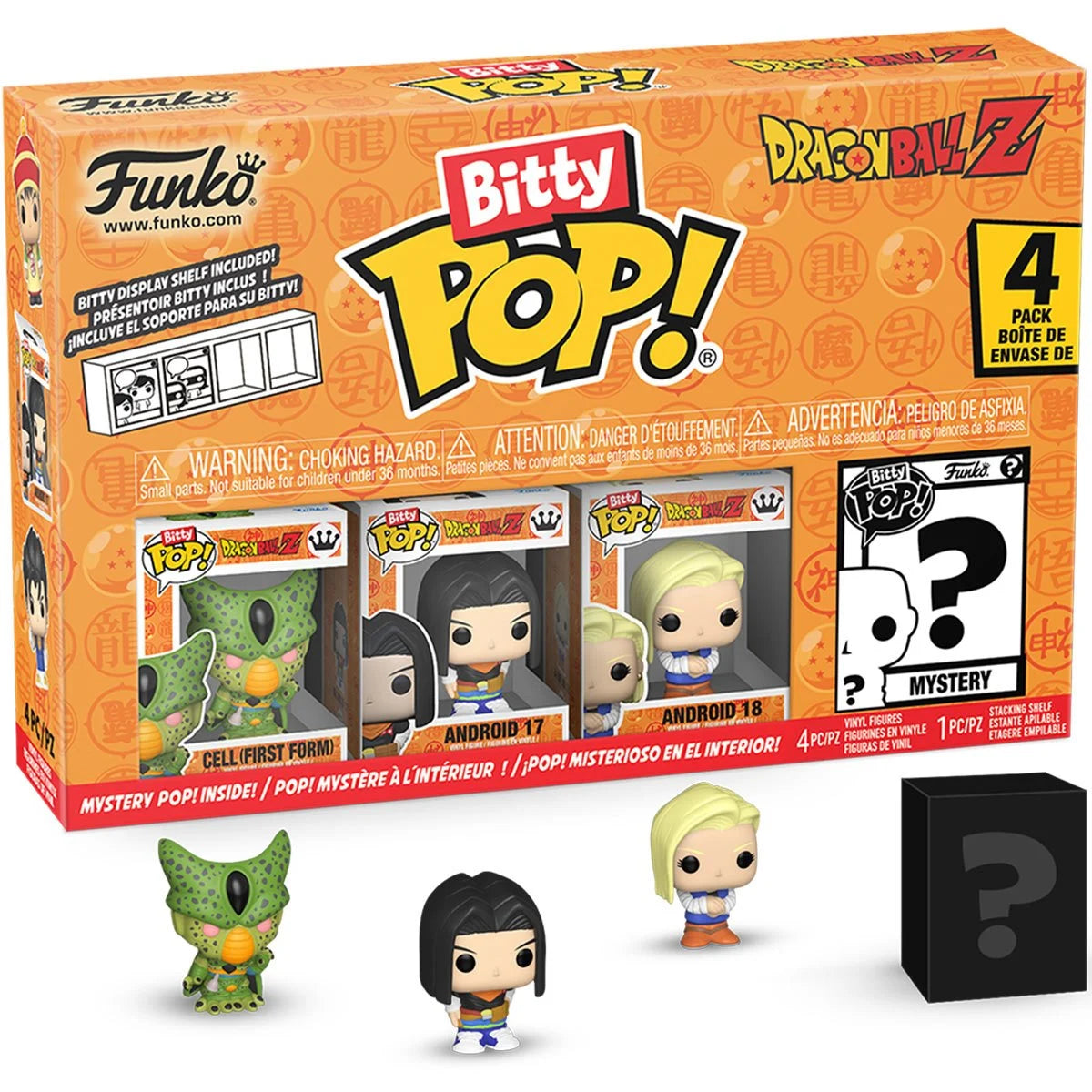 Funko Bitty Pop Dragon Ball Z: Cell (First Form) 4-Pack - Specialty Series