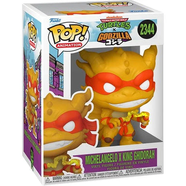PREVENTA Funko Pop Teenage Mutant Ninja Turtles x Godzilla: Michelangelo x King Ghidorah (2344)