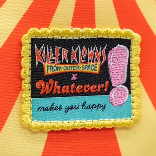 Whatever! Killer Klowns From Outer Space Padded Pin Trading Tent Crossbody Bag with Jumbo Charm