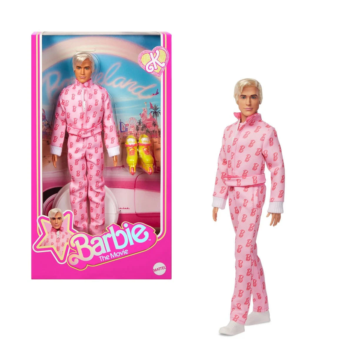 Mattel Barbie The Movie: Pink Jumpsuit Ken Doll