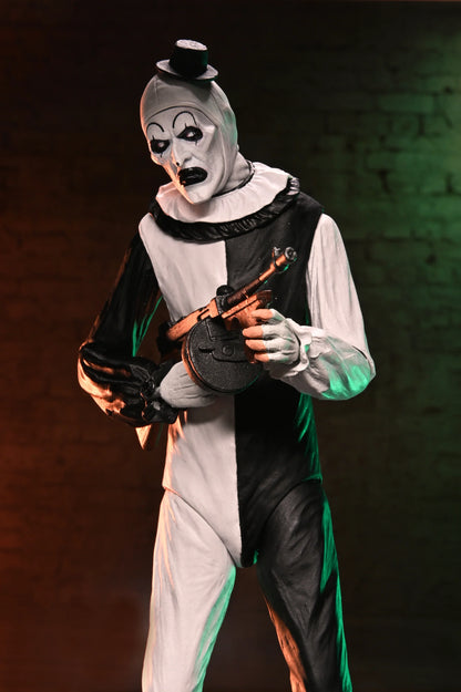 PREVENTA NECA Terrifier 2: Ultimate Art the Clown and The Little Pale Girl 7" Scale Action Figure 2-Pack