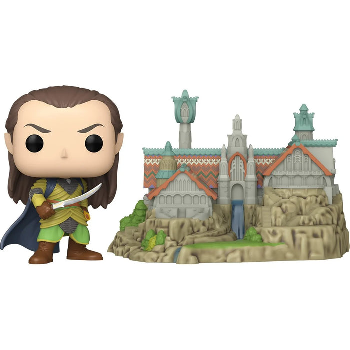 PREVENTA Funko Pop Town Lord of The Rings: Elrond with Rivendell (1747)