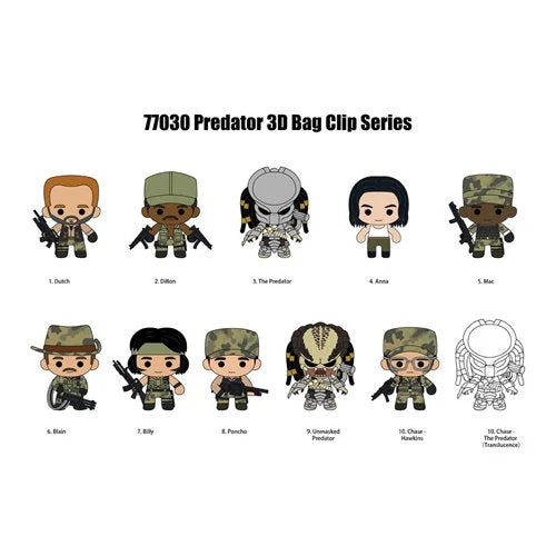 Monogram Foam Bag Clip: Predator Series 1 - Individual Sorpresa