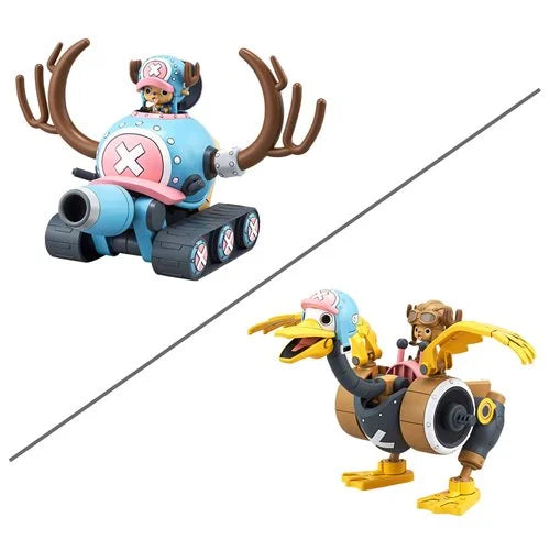 Bandai Hobby Gunpla One Piece: Chopper Tank Robot 1 and Chopper Wing Robot 2 Model Kit