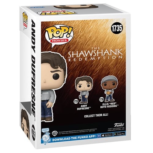 PREVENTA Funko Pop
The Shawshank Redemption: Andy Dufresne (1735)