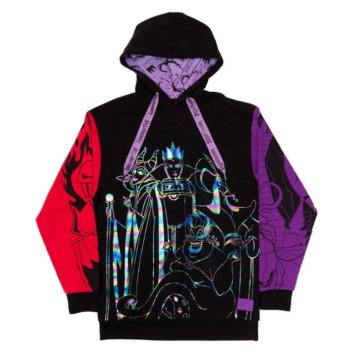 Loungefly Disney Villains Color Block Hoodie