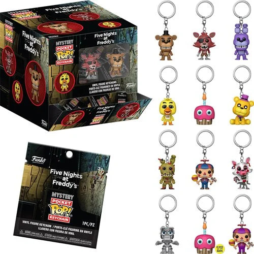 PREVENTA Funko Pop  Mystery Keychain Five Nights At Freddy's: Llavero Individual Sorpresa