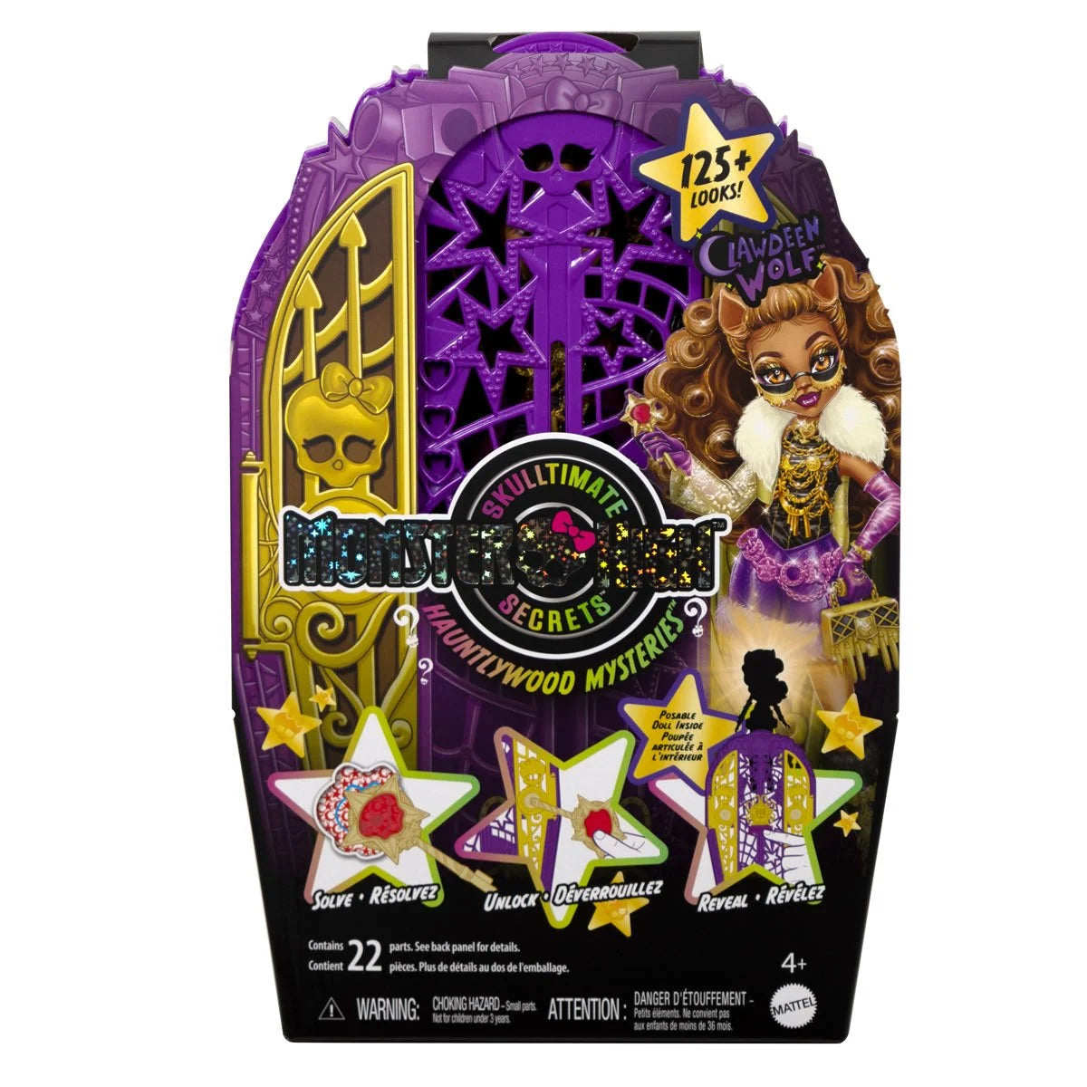 Mattel Monster High Skulltimate Secrets Hauntlywood Mysteries Clawdeen Doll — imagen 7