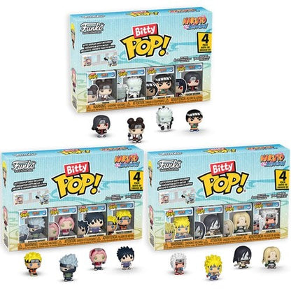 PREVENTA Funko Pop Bitty 4-pack Naruto Shippuden Bundle