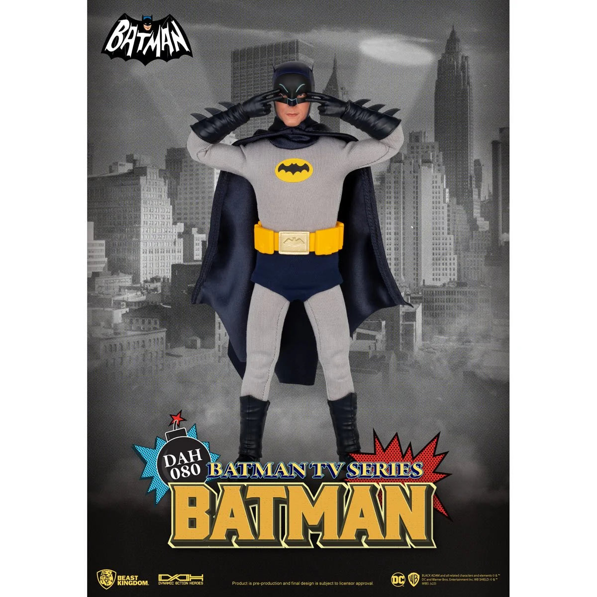 Beast Kingdom Batman TV Series: Batman DAH-080 Dynamic 8-ction Action Figure