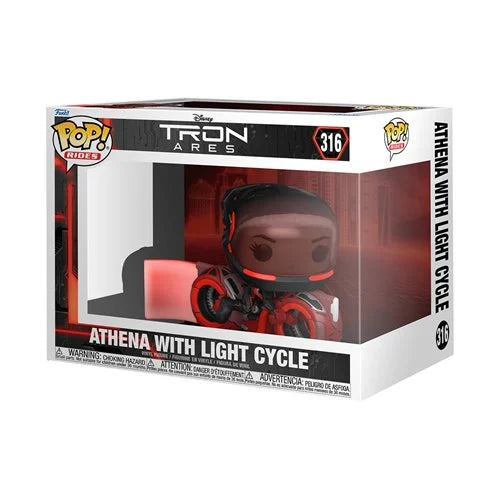 PREVENTA Funko Pop Rides Disney Tron Ares: Athena With Light Cycle (316)
