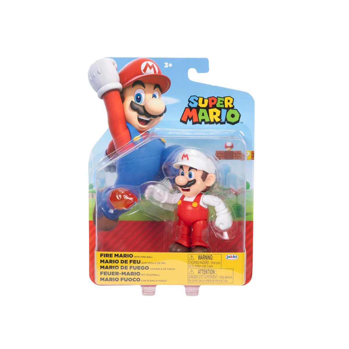 World of Nintendo Super Mario: Fire Mario Action Figure