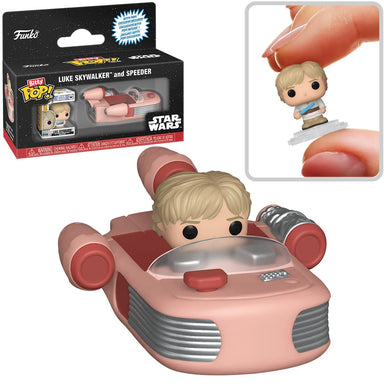 Funko Pop Bitty Rides Star Wars Luke Skywalker and Speeder