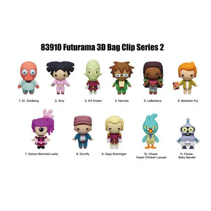 Monogram Foam Bag Clip: Futurama Series 2 - Individual Sorpresa