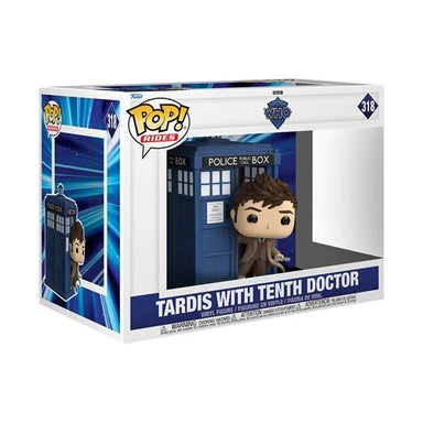 PREVENTA Funko Pop Ride Deluxe Doctor Who: TARDIS with Tenth Doctor (318)