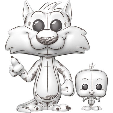 PREVENTA Funko Pop Looney Tunes: Sylvester & Tweety Sketched (2013)