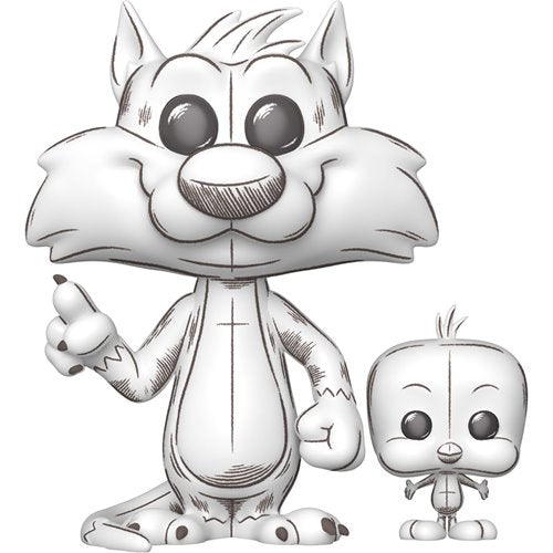PREVENTA Funko Pop Looney Tunes: Sylvester & Tweety Sketched (2013)