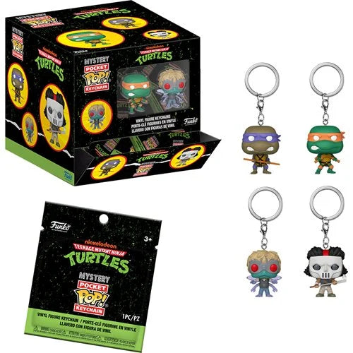 Funko Pop Mystery Keychain TMNT Teenage Mutant Ninja Turtles: Llavero Individual Sorpresa