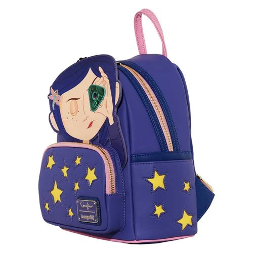 Loungefly Coraline: Stars Cosplay Glow in the Dark Mini-Backpack