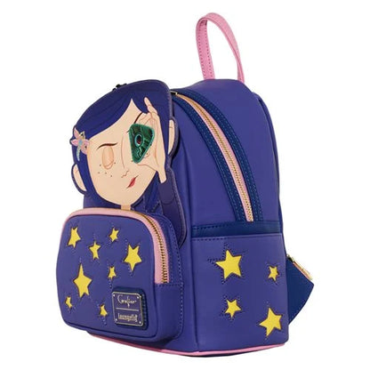 Loungefly Coraline: Stars Cosplay Glow in the Dark Mini-Backpack