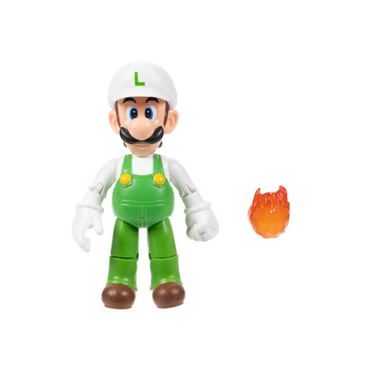 World of Nintendo Super Mario: Fire Luigi Action Figure