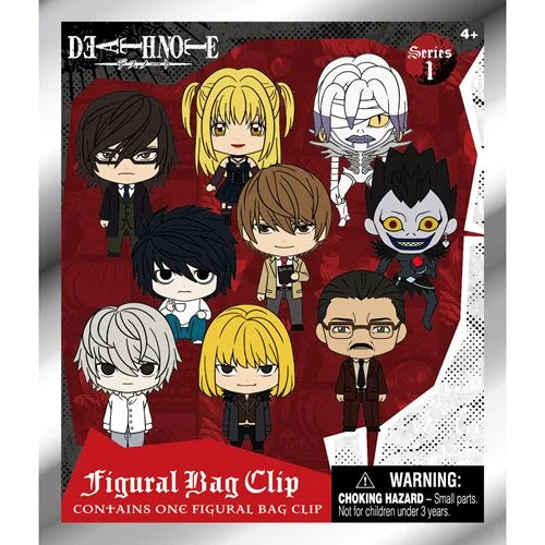 Monogram Foam Bag Clip: Death Note Series 1 - Individual Sorpresa