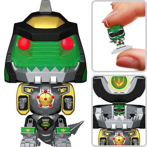 PREVENTA Funko Pop Bitty Bot Mighty Morphin Power Rangers: Dragonzord with Green Ranger