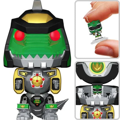 PREVENTA Funko Pop Bitty Bot Mighty Morphin Power Rangers: Dragonzord with Green Ranger
