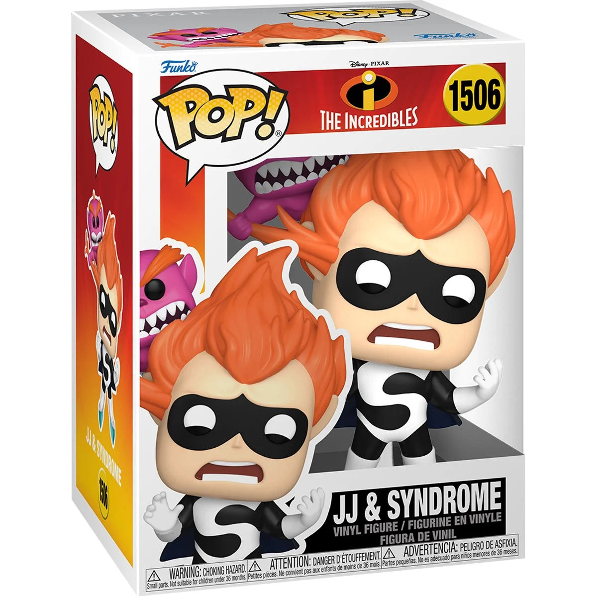 Funko Pop The Incredibles 20th Anniversary: JJ and Syndrome (1506)