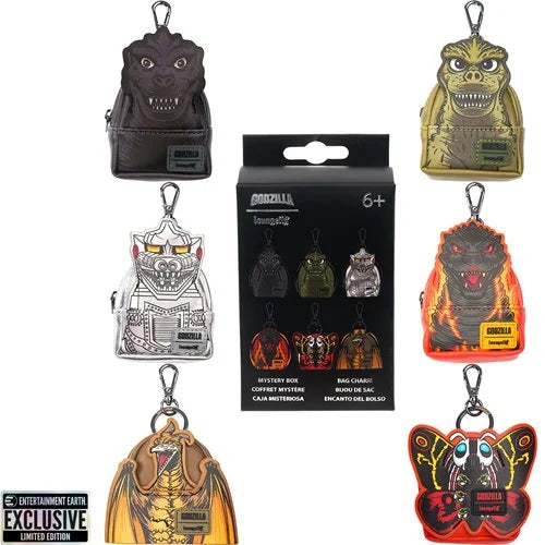Loungefly Godzilla Mini-Backpack Mystery Box Bag Charm - Entertainment Earth Exclusive