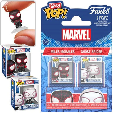 Funko Bitty Pop: Marvel Spider-Man - Miles Morales y Spder Gwen 2 Pack