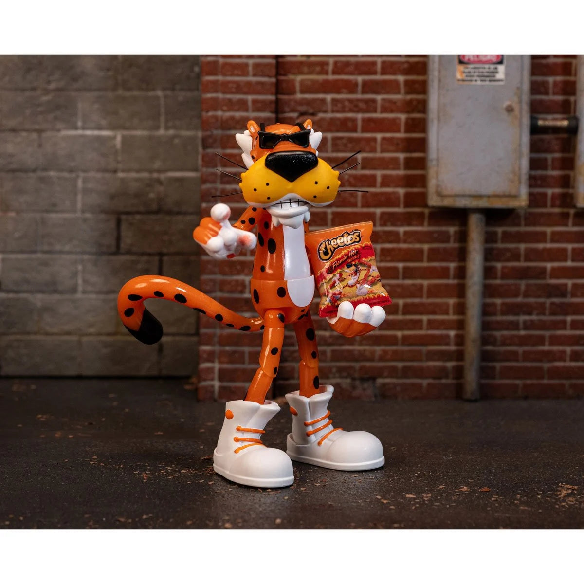 Jada Toys Cheetos: Chester Cheetah Flamin' Hot Glow-in-the-Dark