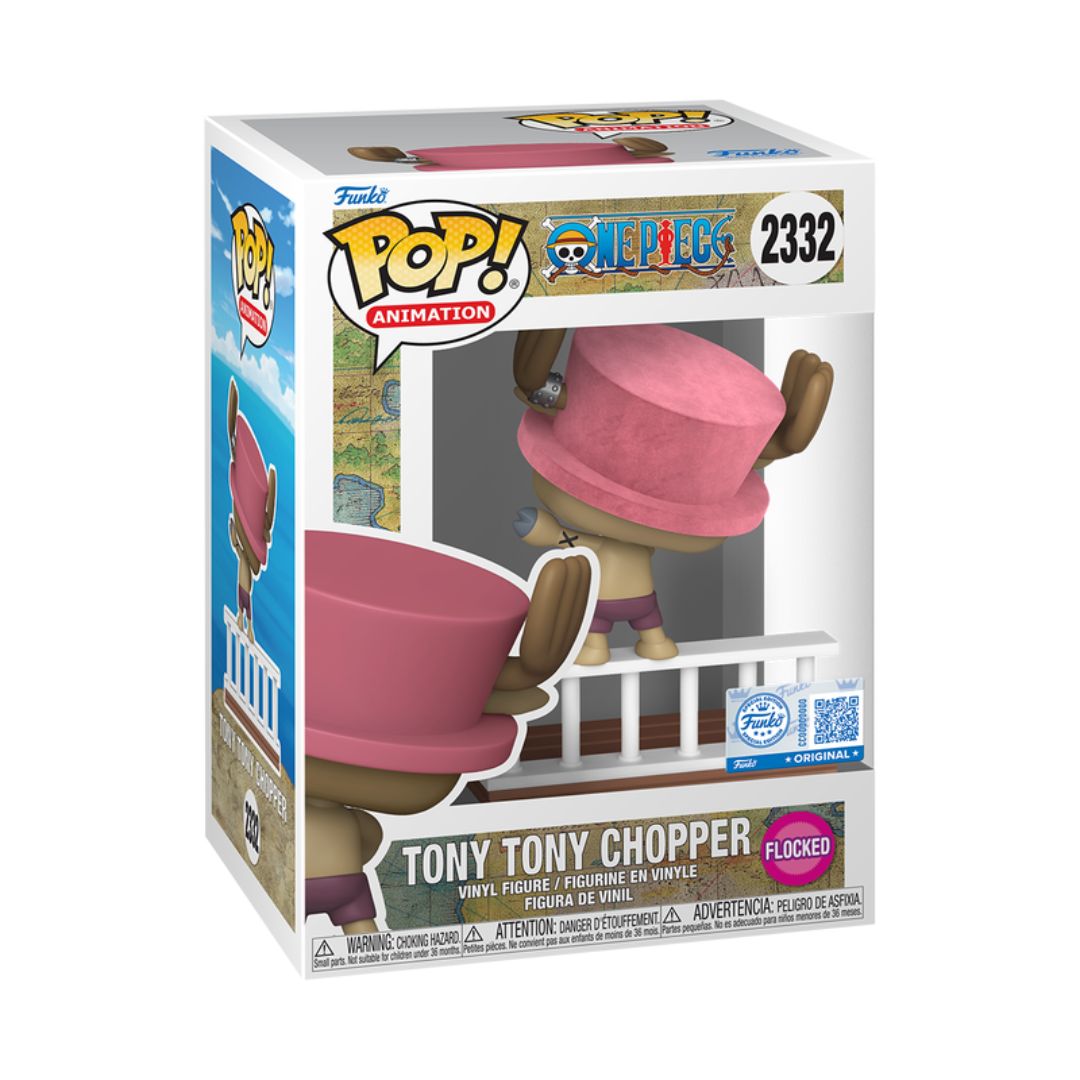 Funko Pop One Piece: Chopper Going Merry Flocked - Exclusive (2332)