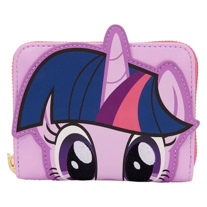 Loungefly Loungefly My Little Pony Twilight Sparkle Cosplay Glitter Zip Around Wallet
