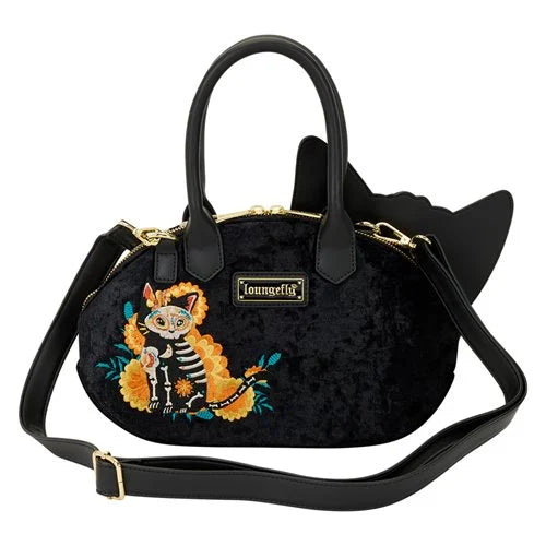 Loungefly Dia De Los Muertos Cat Crossbody Bag