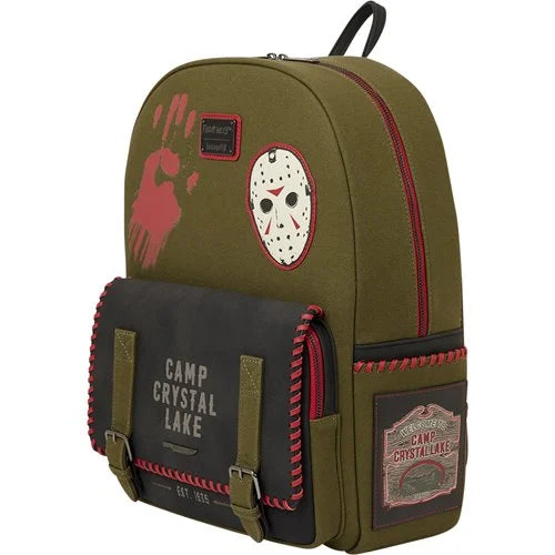Loungefly Friday the 13th Camp Crystal Lake Full-Size Backpack