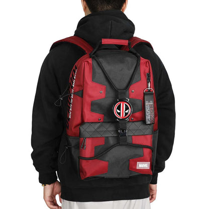 Bioworld Marvel Deadpool Bungee Suit-up Character Backpack