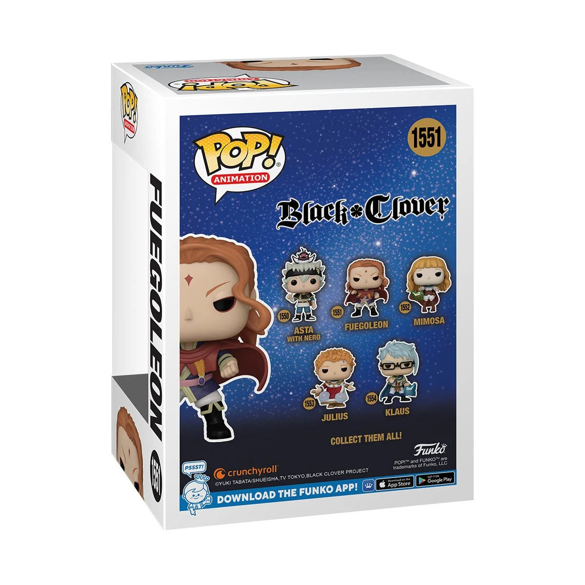 Funko Pop Black Clover: Fuegoleon (1551)