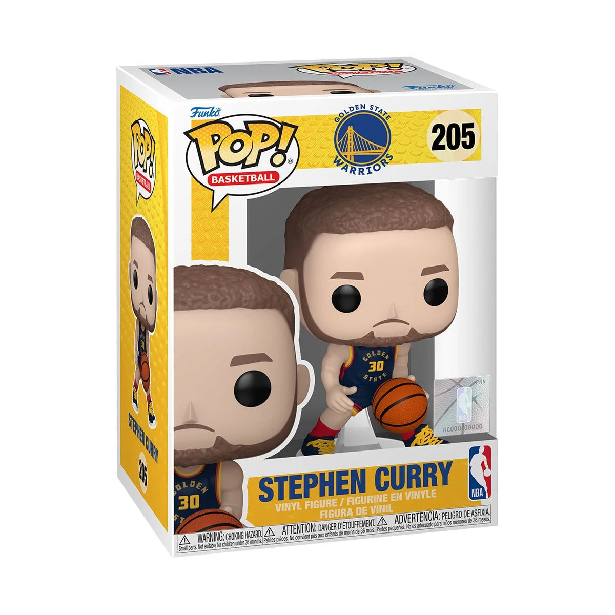 PREVENTA Funko Pop NBA Golden State Warriors: Stephen Curry (205)