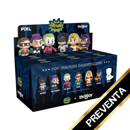 PREVENTA ThrillJoy PiXL Batman 66: Blind Box - Caja Completa (6 Piezas)