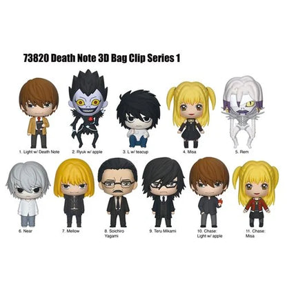 Monogram Foam Bag Clip: Death Note Series 1 - Individual Sorpresa