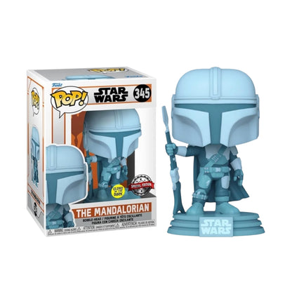 PREVENTA Funko Pop Star Wars: Mandalorian Glows in the dark - Special Edition (345)